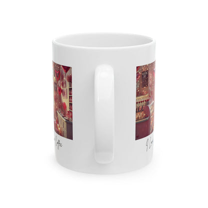 I ❤️ You More Than Coffee ☕💖 Ceramic Mug (11oz, 15oz) ✨ The perfect gift for your coffee-loving Valentine!