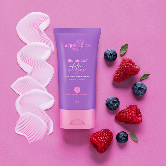 Aqualogica Illuminate oil-free moisturizer with berries