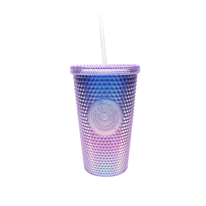 IRIDESCENT STUDDED TUMBLER