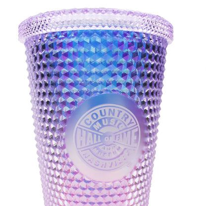 IRIDESCENT STUDDED TUMBLER
