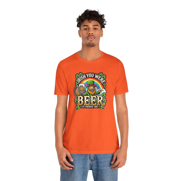 Irish You Were Beer T-Shirt - Cheers to St. Patrick's Day! 🍻🍀 - Whippie's