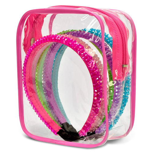 Iscream 5 Pk. Rhinestone Headbands in Pouch