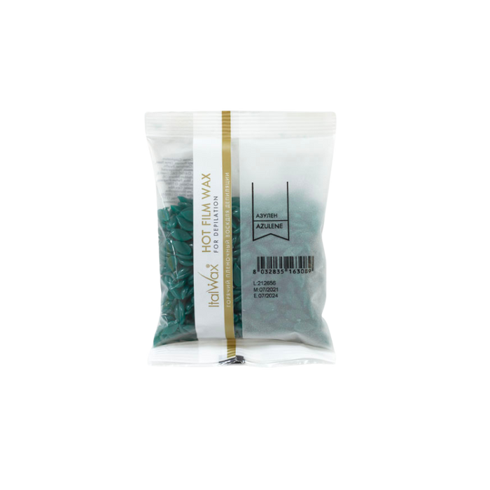 Italwax - Hard Wax Azulene, 100g *EXPIRES 04/27*