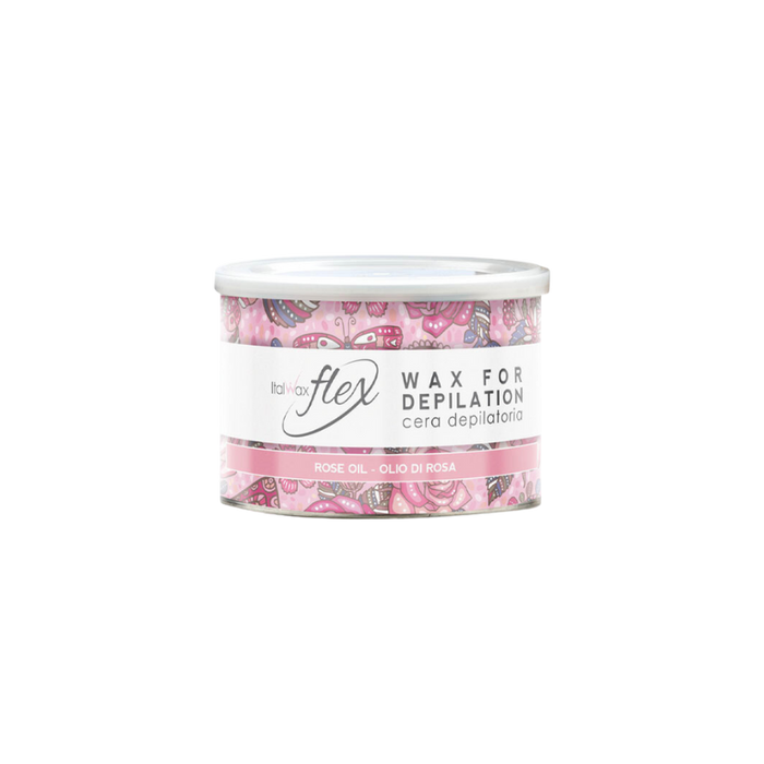 Italwax - Rose Oil Flex Wax Tin, 400ml *EXPIRES 09/26*