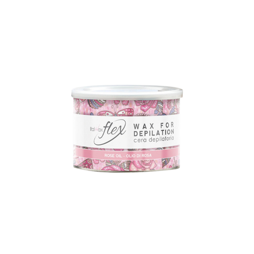 Italwax - Rose Oil Flex Wax Tin, 400ml *EXPIRES 09/26*