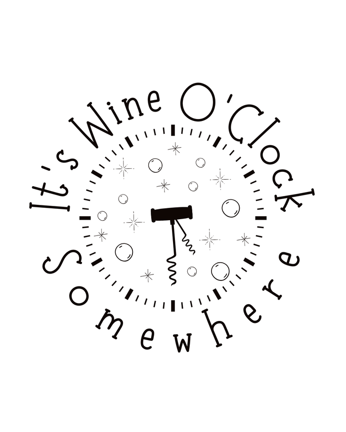It's Wine O'Clock Somewhere Unisex Tee