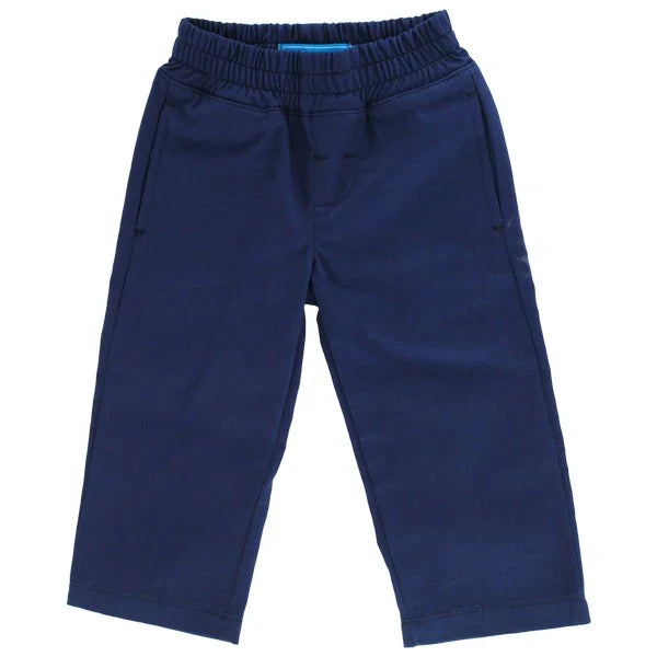 J Bailey Charlie Pull On Twill Pant-Navy
