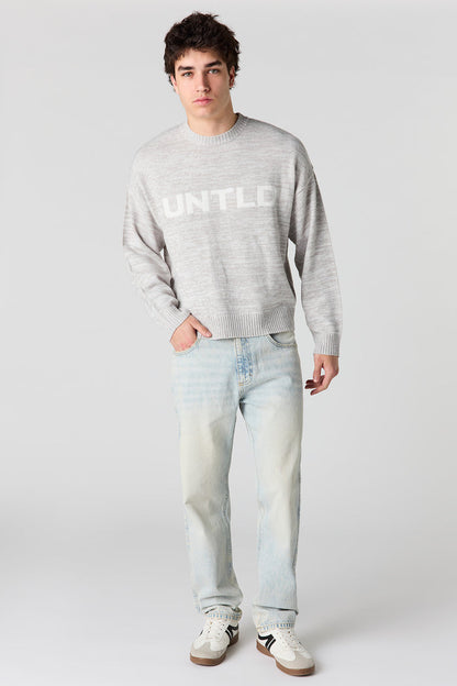 Jacquard Knit Boxy Sweater