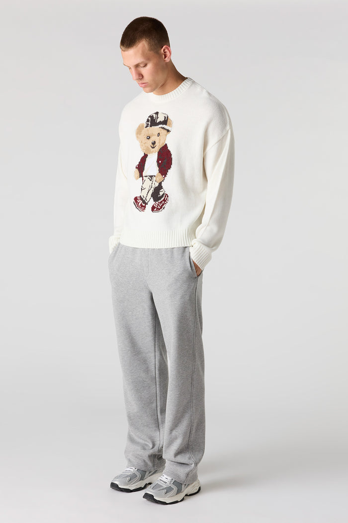 Jacquard Knit Boxy Sweater