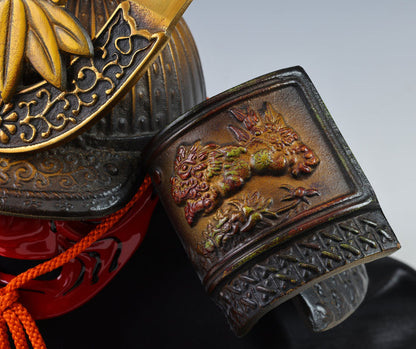 Japanese Samurai Helmet -Leo Deco Yoshitsune Kabuto- middle size