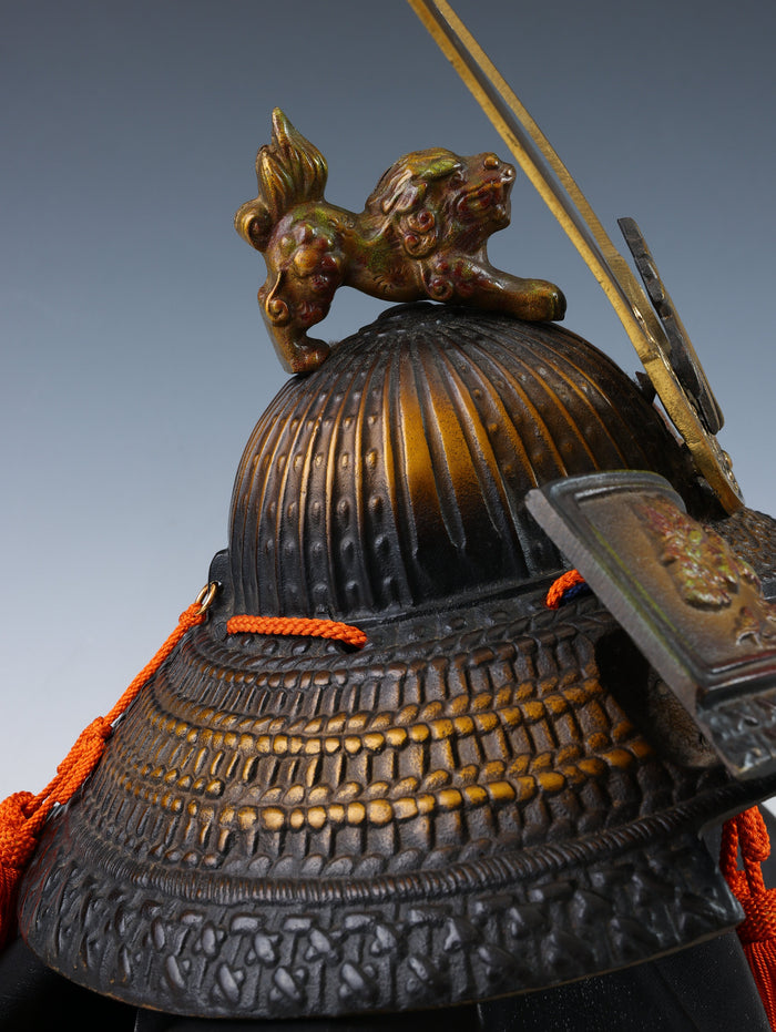 Japanese Samurai Helmet -Leo Deco Yoshitsune Kabuto- middle size