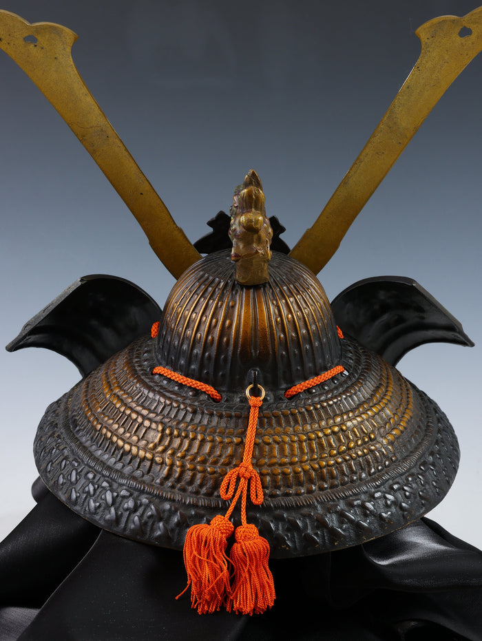 Japanese Samurai Helmet -Leo Deco Yoshitsune Kabuto- middle size