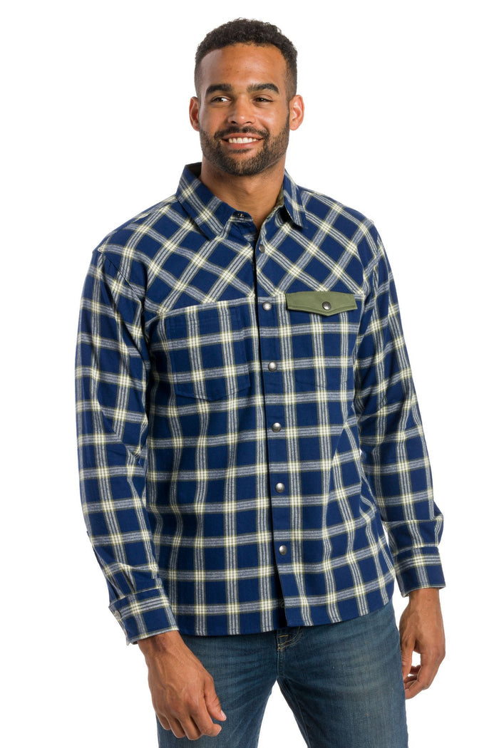 Jasper | Men's Long Sleeve Snap Button Up Shirt