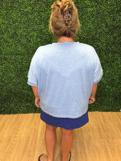 Jess Lea Lobster Shack Sequin Patch Top