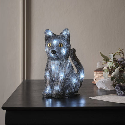 Jet the Black Cat LED Outdoor Halloween 3D Acrylic Figure