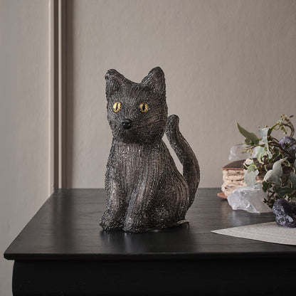 Jet the Black Cat LED Outdoor Halloween 3D Acrylic Figure