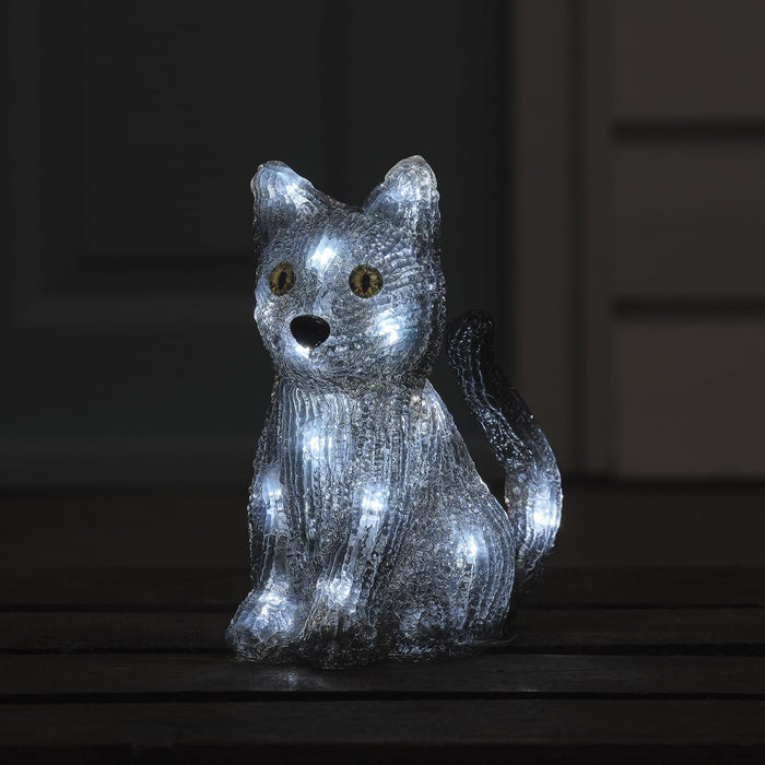 Jet the Black Cat LED Outdoor Halloween 3D Acrylic Figure