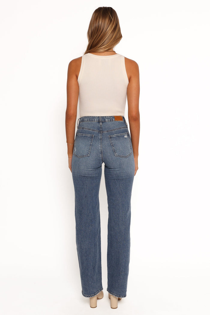 Petal and Pup USA BOTTOMS Jolene Wide Leg Jeans - Reflecting
