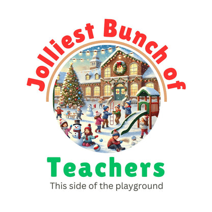 🌴 Jolly Bunch of Teachers ☀️ Unisex Jersey Tee 🧑‍🏫 - Winter Wonderland - Whippie's