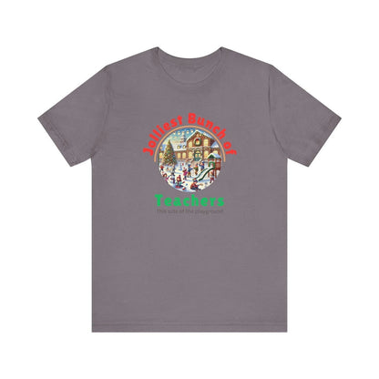🌴 Jolly Bunch of Teachers ☀️ Unisex Jersey Tee 🧑‍🏫 - Winter Wonderland - Whippie's