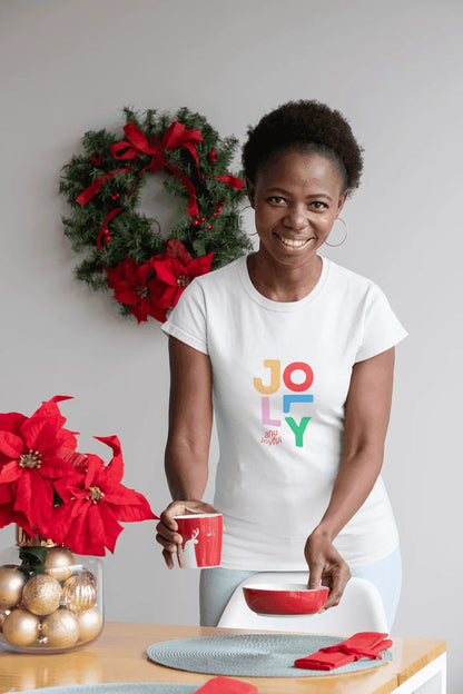 Jolly & Joyful: A Christmas Explosion of Cheer 🎄🎉- Unisex Softstyle T-shirt - Whippie's