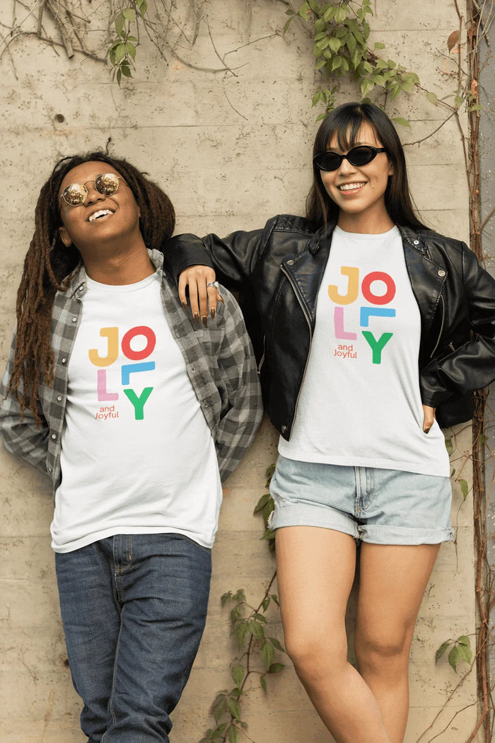 Jolly & Joyful: A Christmas Explosion of Cheer 🎄🎉- Unisex Softstyle T-shirt - Whippie's