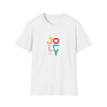 Jolly & Joyful: A Christmas Explosion of Cheer 🎄🎉- Unisex Softstyle T-shirt - Whippie's