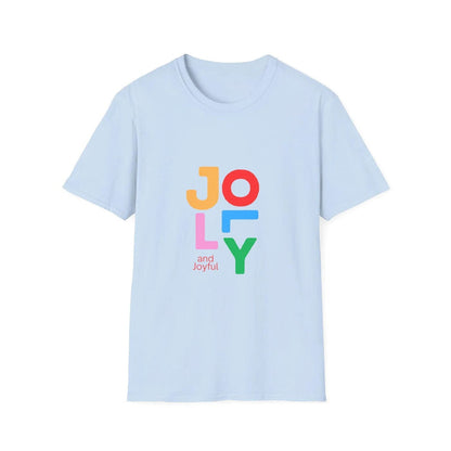 Jolly & Joyful: A Christmas Explosion of Cheer 🎄🎉- Unisex Softstyle T-shirt - Whippie's