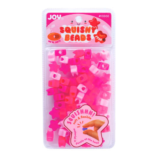 Joy Star Squishy Beads XX-Large, 60 Count, Mixed Pink