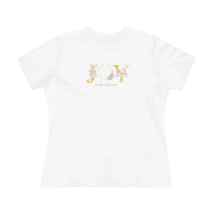 JOY to the World Women's Softstyle T-Shirt 🎄🌎💐 ✨ - Whippie's