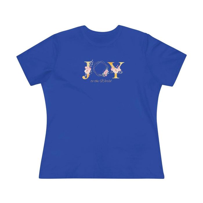 JOY to the World Women's Softstyle T-Shirt 🎄🌎💐 ✨ - Whippie's