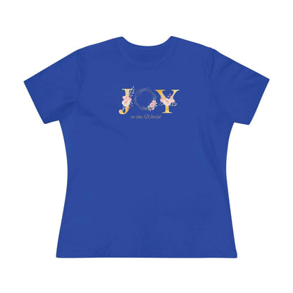 JOY to the World Women's Softstyle T-Shirt 🎄🌎💐 ✨ - Whippie's