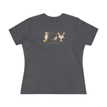 JOY to the World Women's Softstyle T-Shirt 🎄🌎💐 ✨ - Whippie's