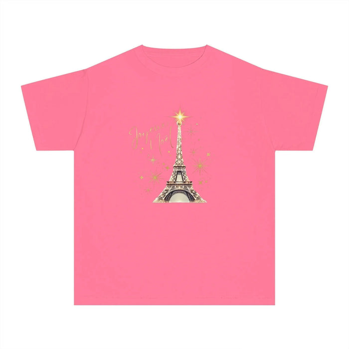 ✨ Joyeux Noël Youth Midweight Tee 🗼 A touch of Parisian elegance for your little one. - Whippie's