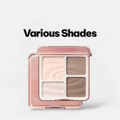 Judydoll 2-in-1 Highlighter Contour Palette باليت تحديد الوجه والإضاءة 2 في 1 من جودي دول - Princess Cosmetics Qatar