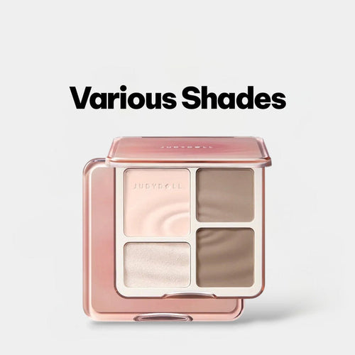 Judydoll 2-in-1 Highlighter Contour Palette باليت تحديد الوجه والإضاءة 2 في 1 من جودي دول - Princess Cosmetics Qatar