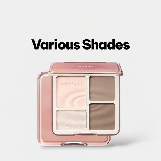 Judydoll 2-in-1 Highlighter Contour Palette باليت تحديد الوجه والإضاءة 2 في 1 من جودي دول - Princess Cosmetics Qatar