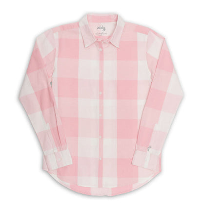 Julie | Women's Long Sleeve Plaid Button Up Shirt