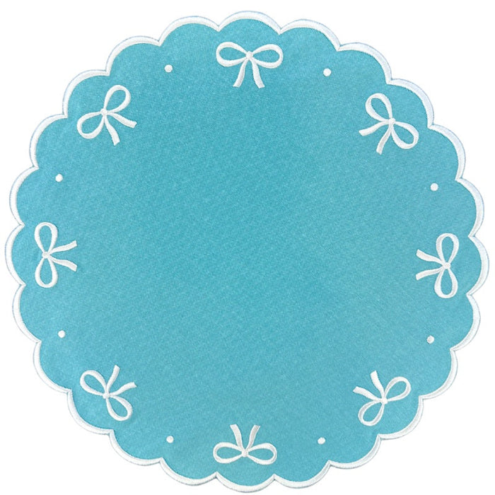 Juliet Bows Placemat - Robin Egg Blue (Set of 4)