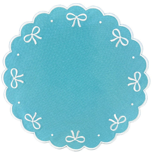 Juliet Bows Placemat - Robin Egg Blue (Set of 4)