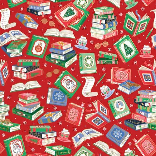 Jumbo Santa's Library GIft Wrap