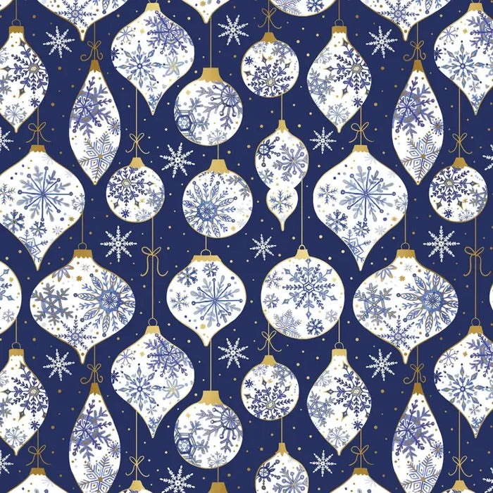 Jumbos Frosted Ornament Gift Wrap Paper