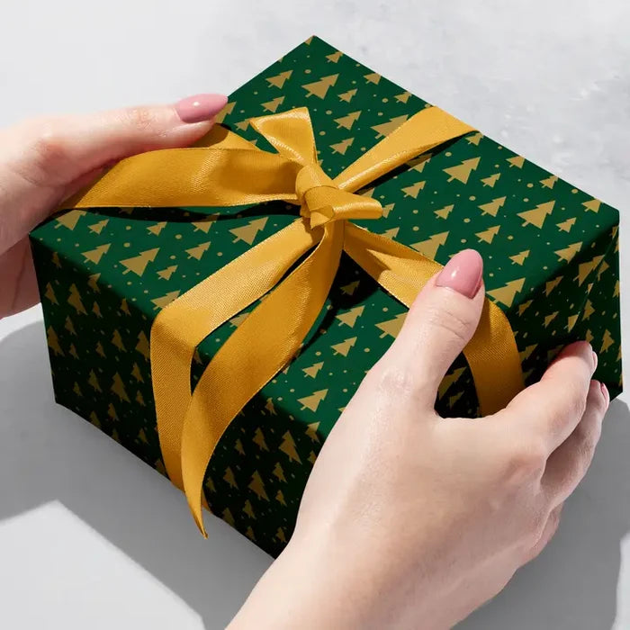 Jumbos Modern Trees - Kraft Gift Wrap