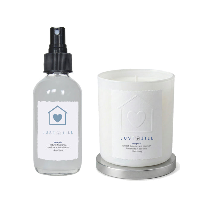 Just Jill Awapuhi Scented Candle & Room Spray Gift Set