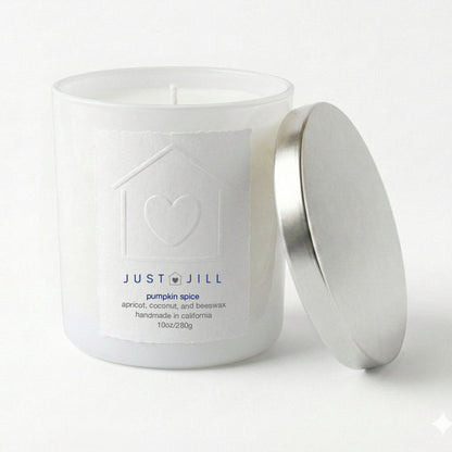Just Jill Pumpkin Spice and Cinnamon Vanilla Scented Candles (2-pack)