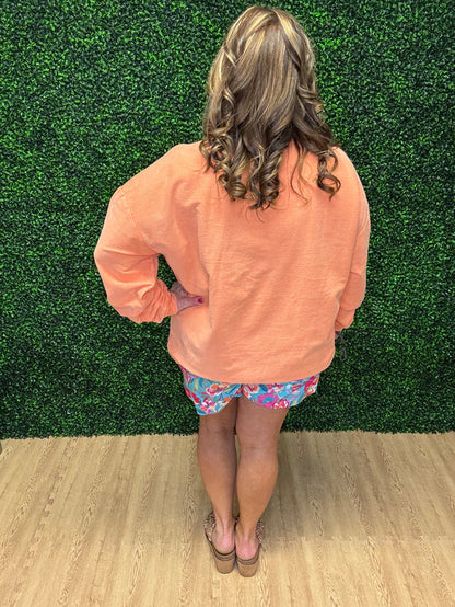 Karma Ribbed Sweatshirt