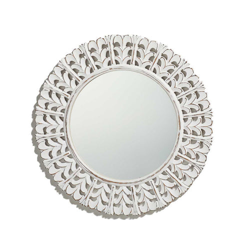 Khilana Hand-Carved Wall Mirror (Local Pickup/Local Delivery Only)