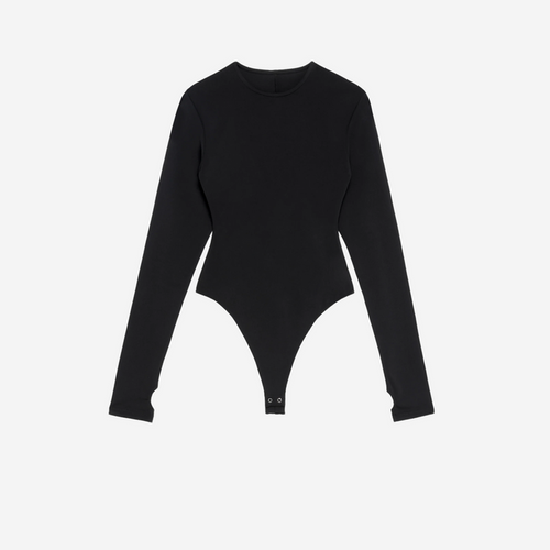 KHY LONG SLEEVE BODYSUIT BLACK