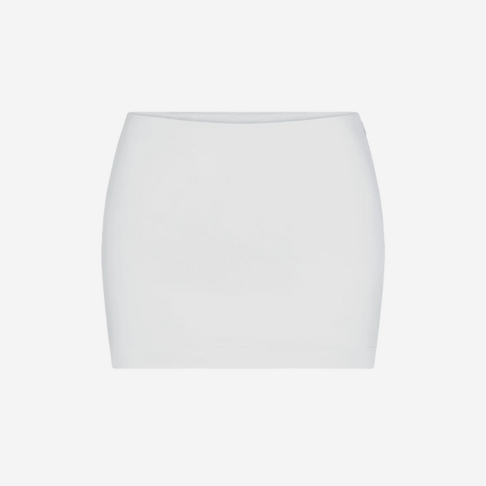 KHY POPLIN MICRO MINI SKIRT LIGHT GREY
