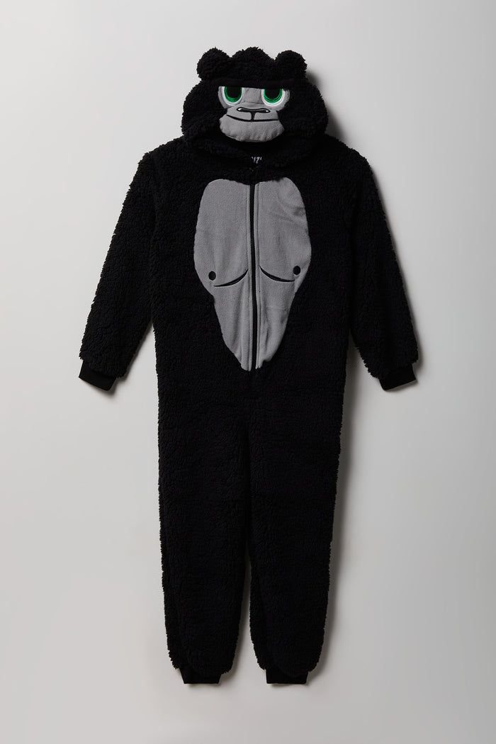 Kids 3D Gorilla Sherpa Onesie